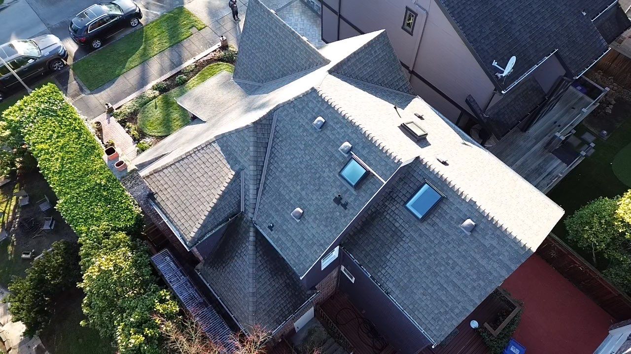 Roofing project in Bellevue, WA