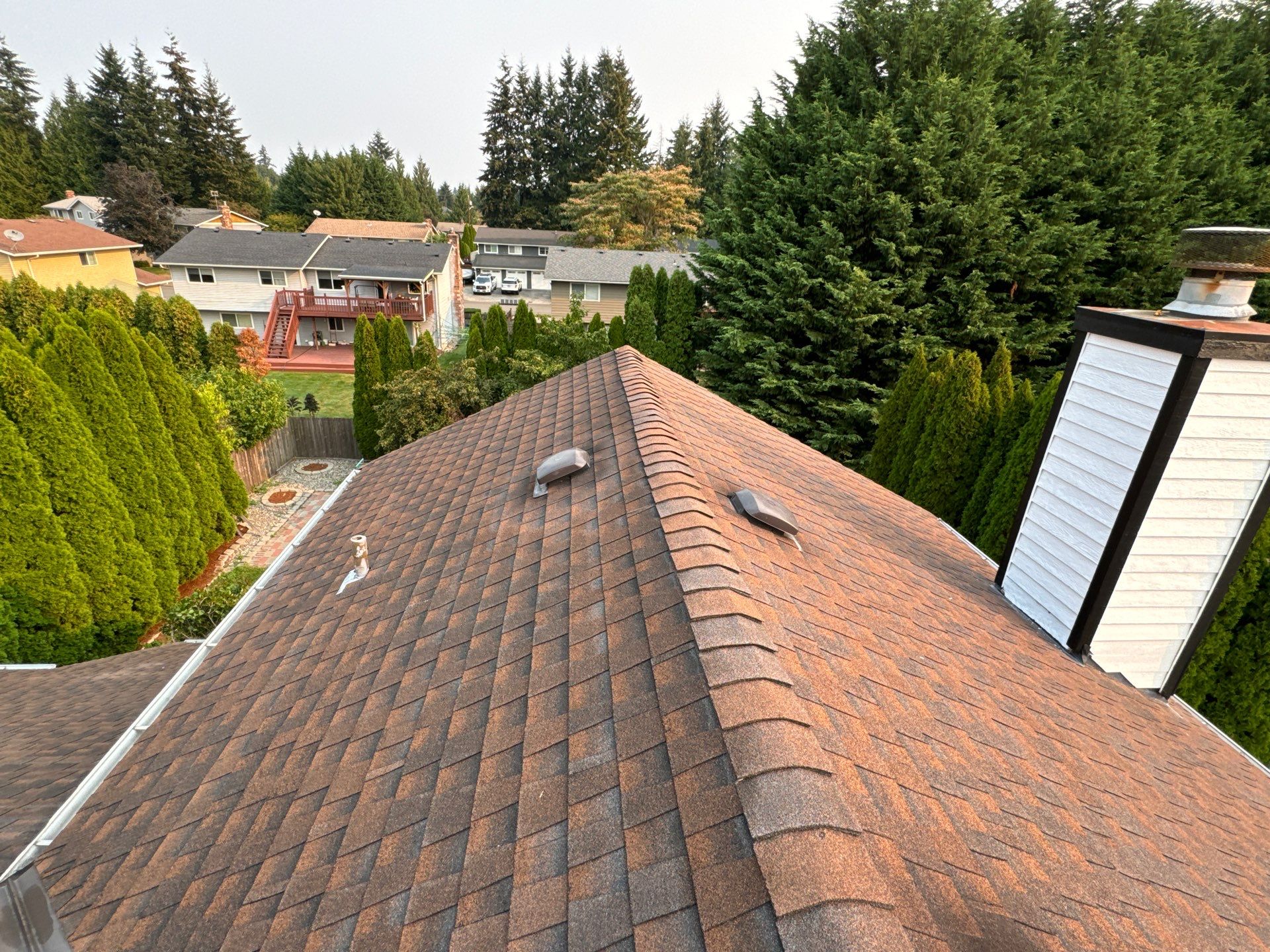 Roofing project in Kenmore, WA